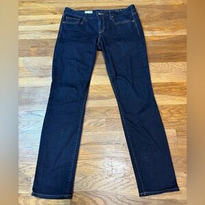 GAP always skinny dark wash jeans